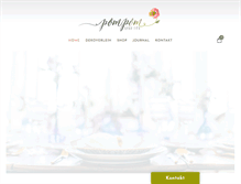 Tablet Screenshot of pompomyourlife.de